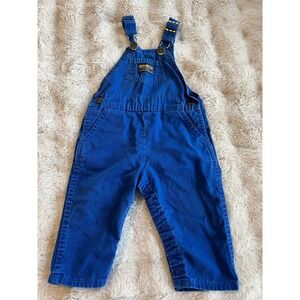 OshKosh B'gosh‎ Vintage Bib Overalls Toddler Size 24 Months Made in USA 80's